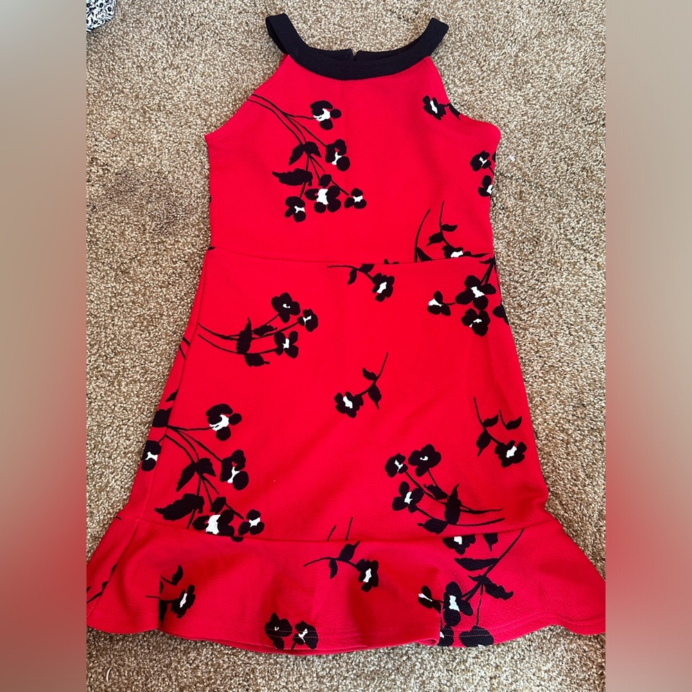 Girls red dress